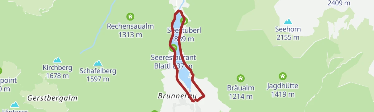 Route map: Pillerseerunde